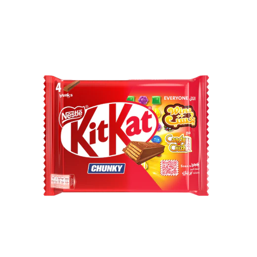 Kitkat Chunky Candy Crush - 4 Breaks