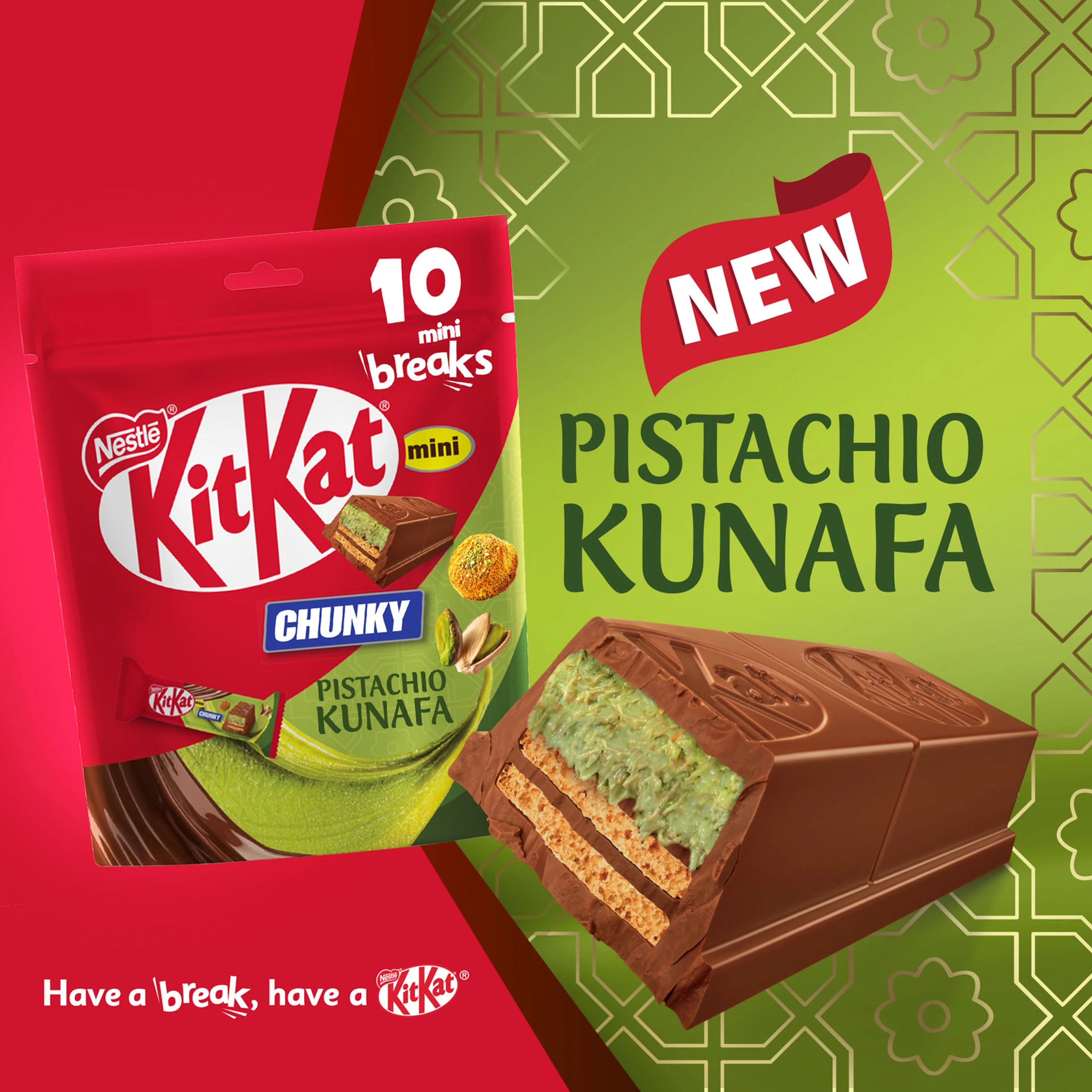 KitKat Mini Chunky Pistachio Kunafa