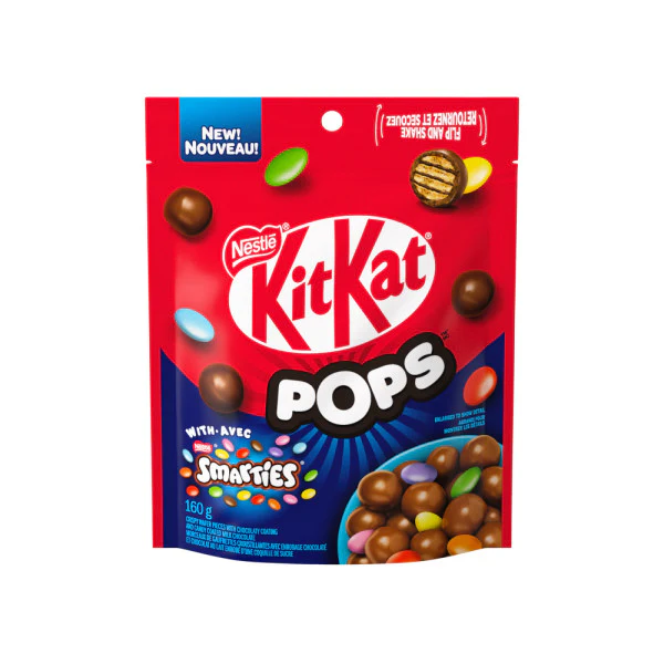 Kitkat Pops with Smarties 170g - Canada (Case of 12)