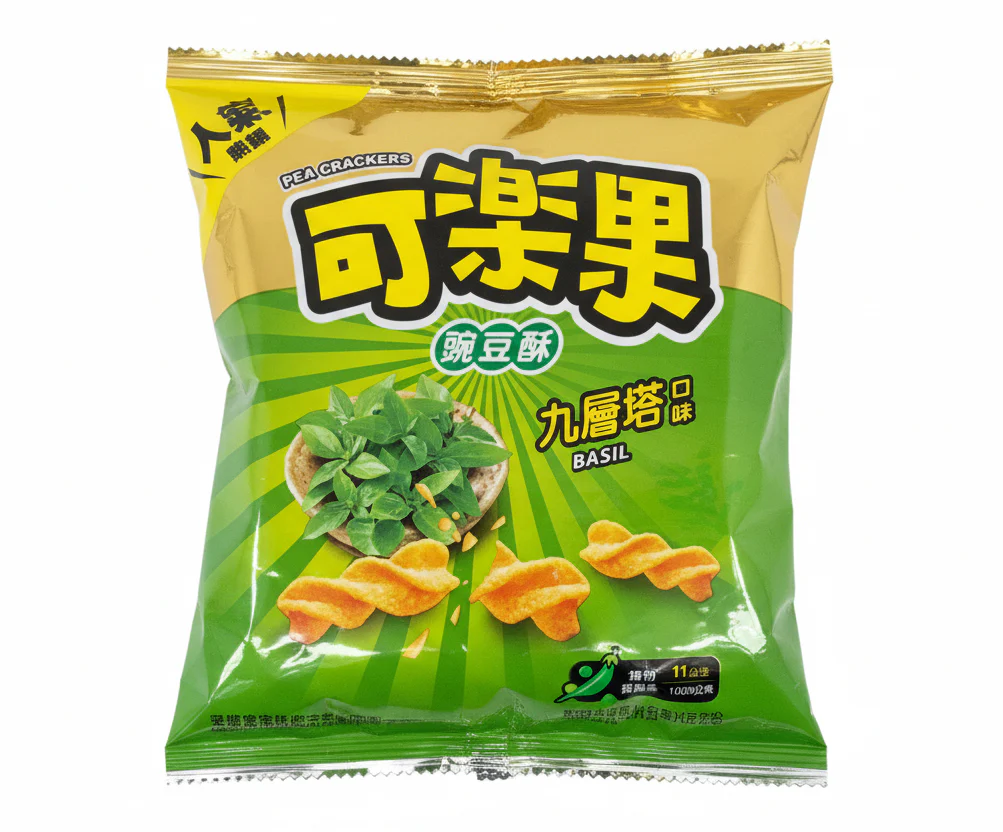 L.H Koloko Basil Pea Crackers