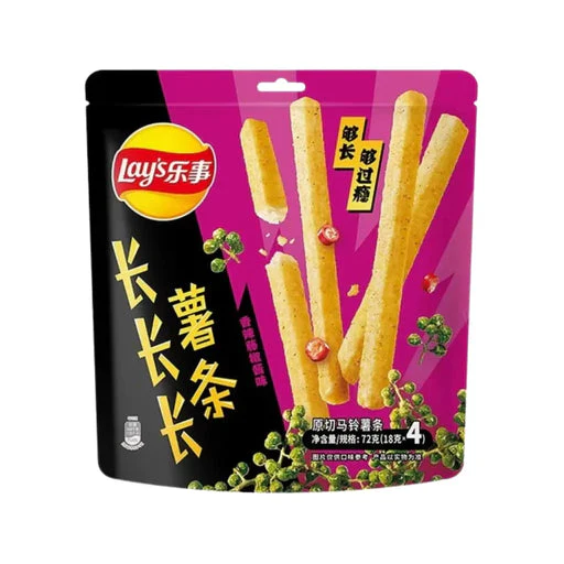 Lay’s Long Fries Potato Chips - Spicy Sichuan Pepper Flavor