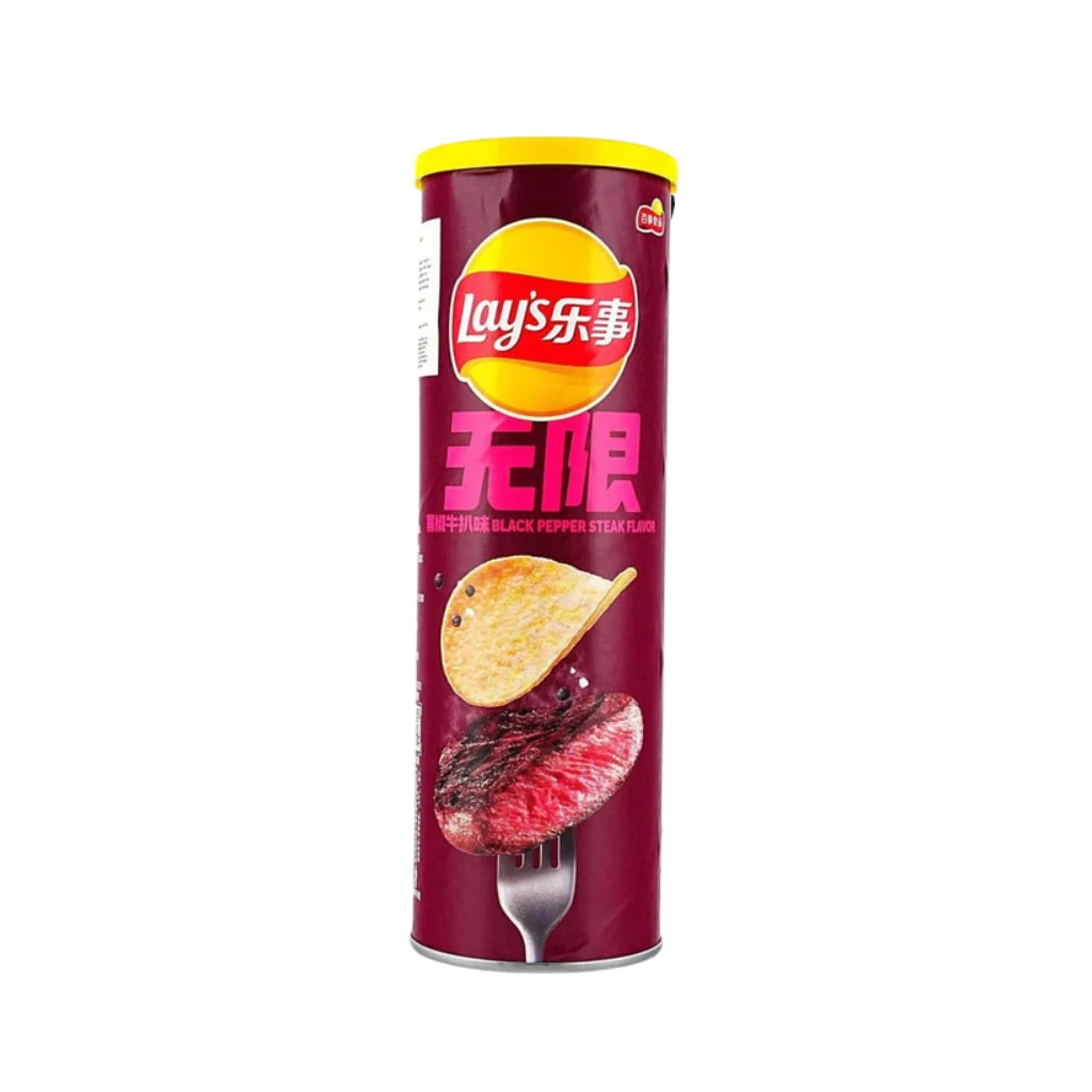 Lays Black Pepper Steak Flavor