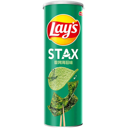 Lay's Stax Roasted Seaweed Flavor Potato Crisps