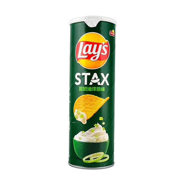 Lays Stax Sour Cream & Onion Flavor