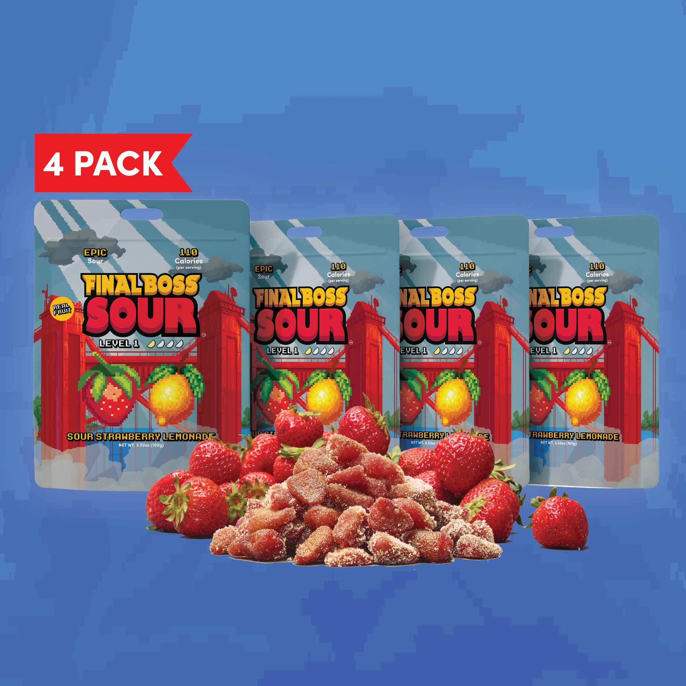 Level 1 Strawberry Lemonade (4 Pack) - Image 4