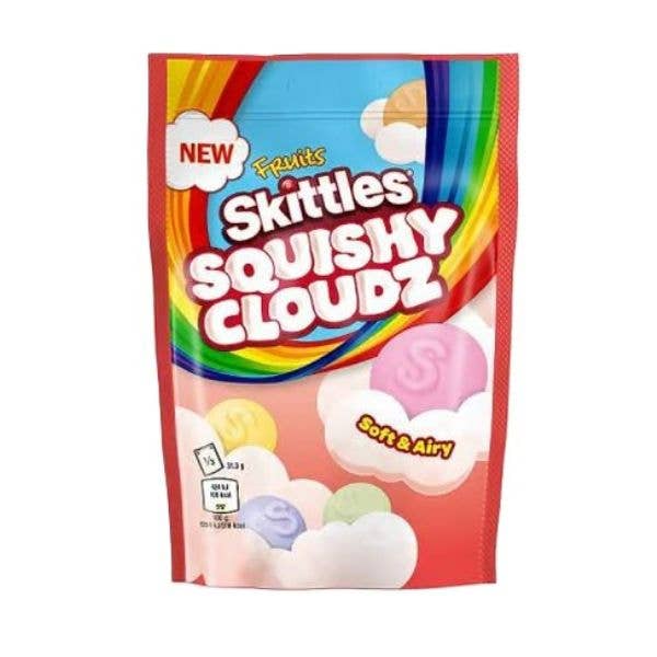 Limited Import - Skittles Squishy Cloudz Fruits 94g, 18ct
