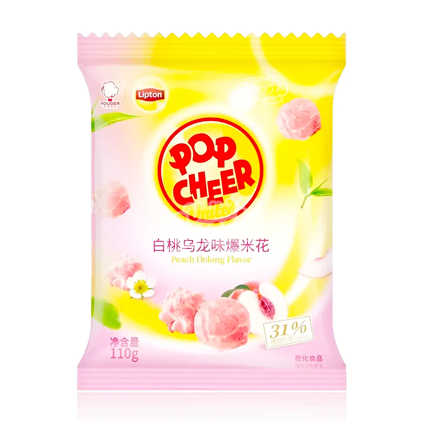 Lipton Pop Cheer Peach Oolong Flavor