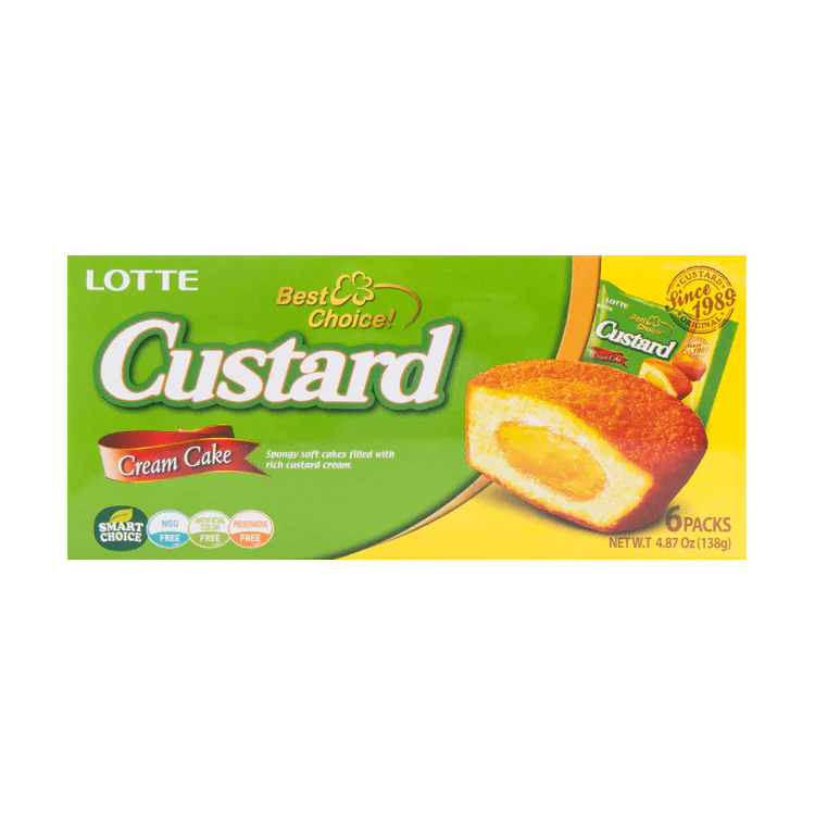 Lotte Custard Cream Cake