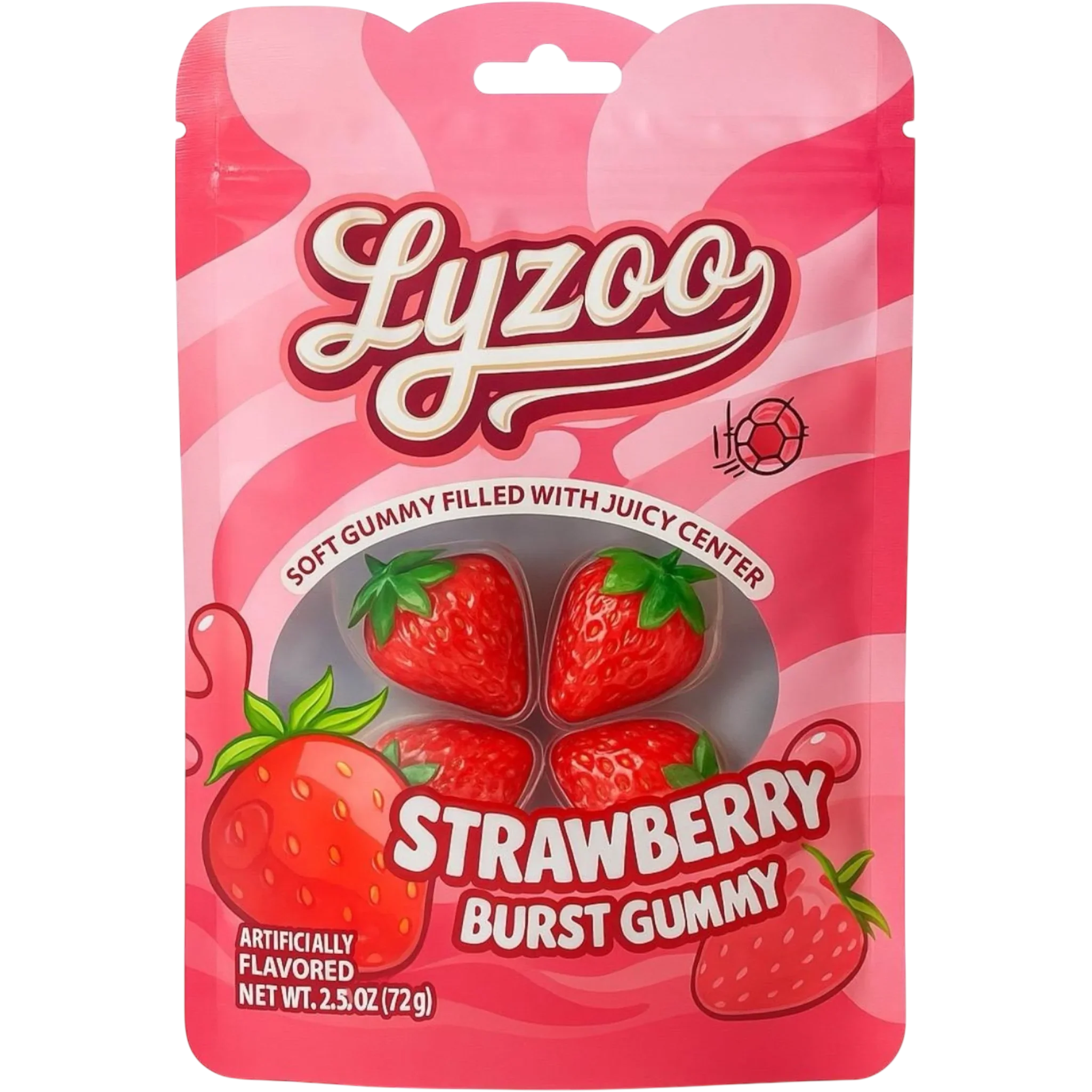 Lyzoo Strawberry Burst Gummy -72g