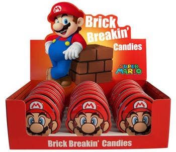 MARIO BRICK BREAKING CANDY