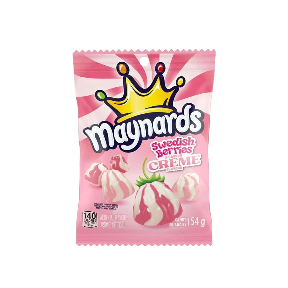 Maynards Swedish Berries Creme 154g - Canada (Case of 12)