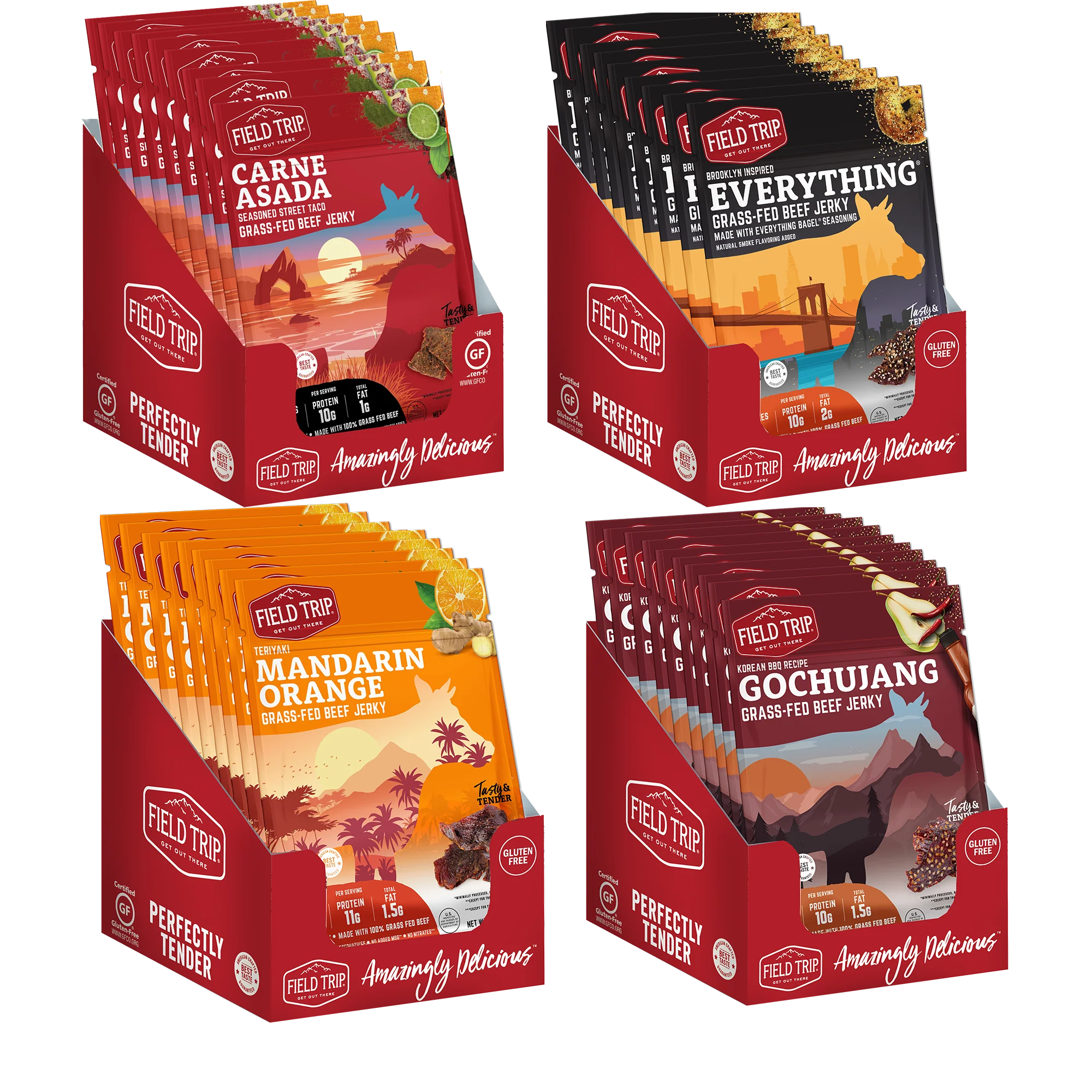 Meat Snacks Wooden Display (Jerky Bags & Meat Sticks) - Image 2
