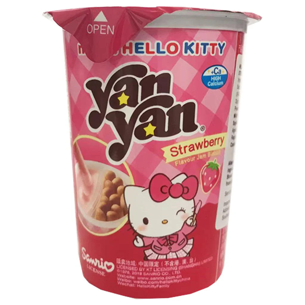 Meiji Yan Yan Strawberry Biscuits