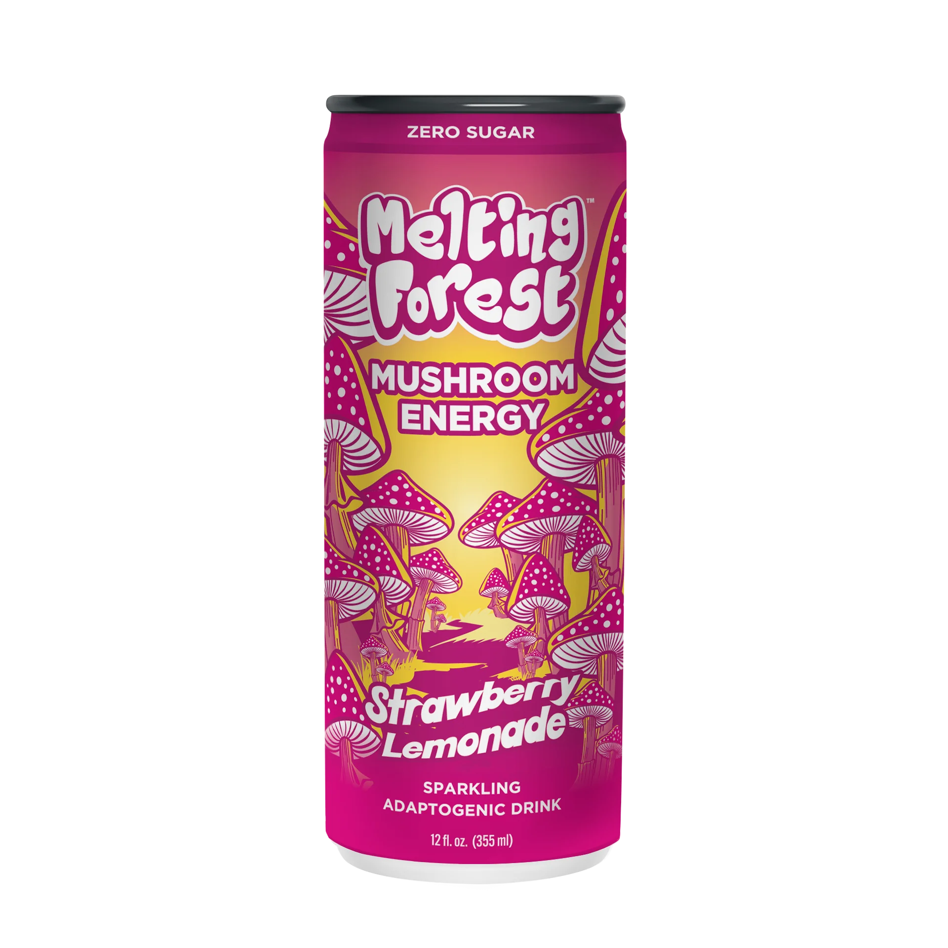 Melting Forest Strawberry Lemonade Mushroom Energy Drink - Zero Sugar