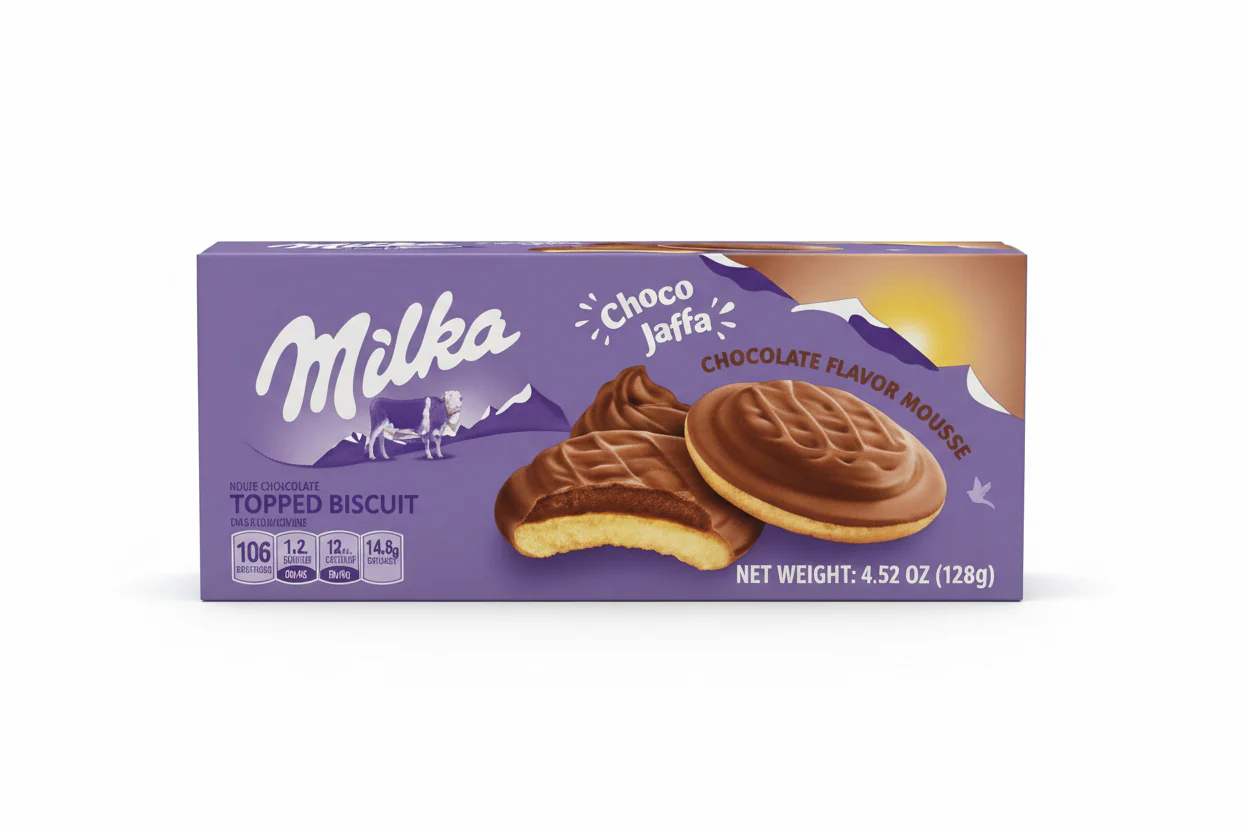 Milka - Choco Jafa - Topped Biscuits - Poland