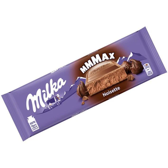 Milka MMMAX Noisette Hazelnut Chocolate Bar - 250g