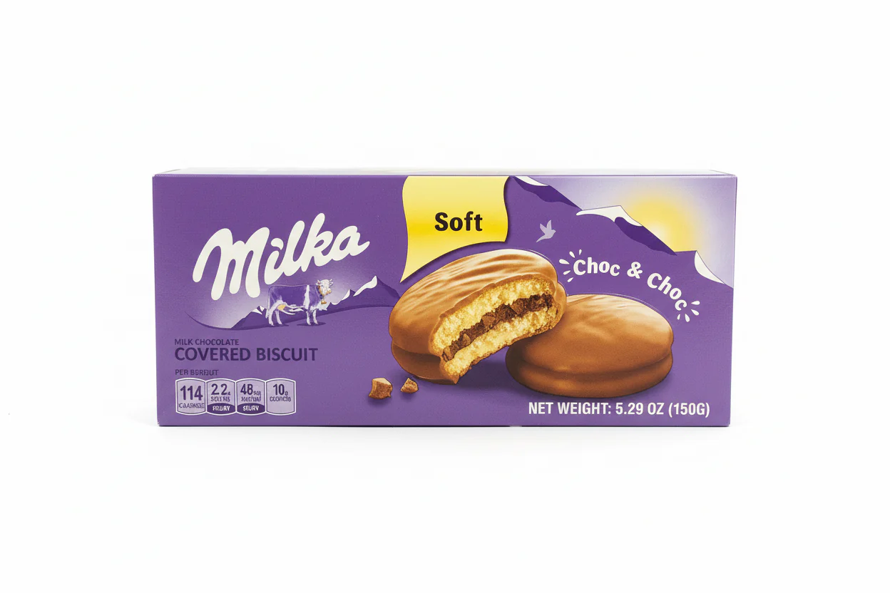 Milka - Soft Covered Biscuit - Poland