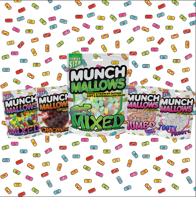 Munch Mallows - Marshmallow Candy - Unique Novelty Candy: Sour Mixed - Image 2