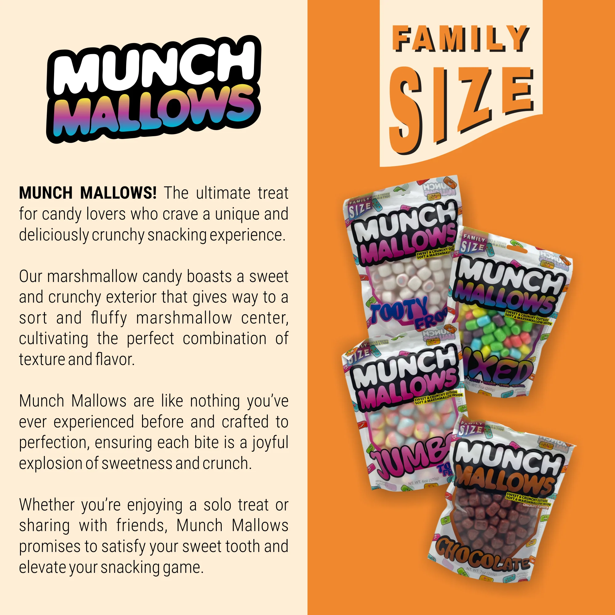 Munch Mallows - Marshmallow Candy - Unique Novelty Candy: Sour Mixed - Image 9