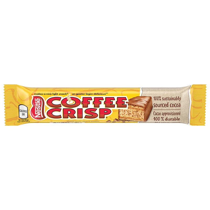 Nestle Coffee Crisp 50g Box of 48- Canada