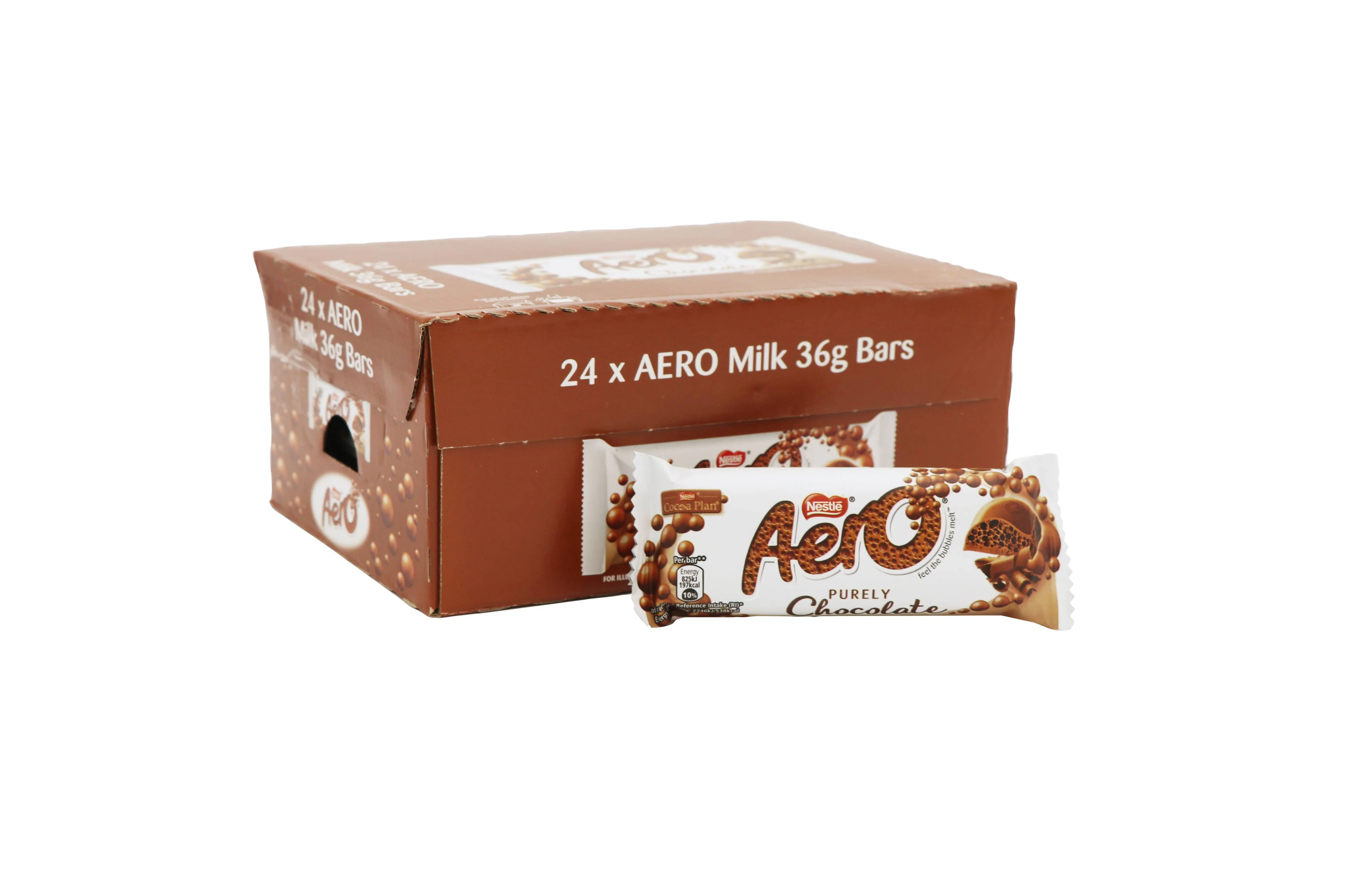 Nestle UK Aero Chocolate Bars, 24ct