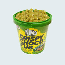 Nims Crispy Choco Tub - Pistachio Malt Ball