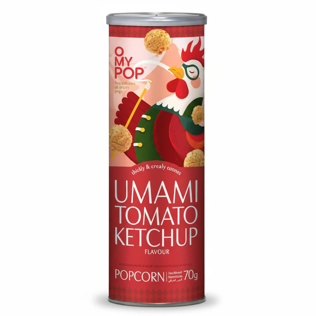 O My Pop - Umami Tomato Ketchup - Popcorn - China