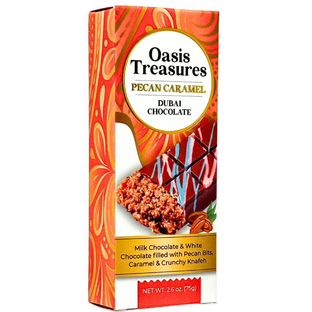 Oasis Treasures Pecan Caramel Dubai Chocolate