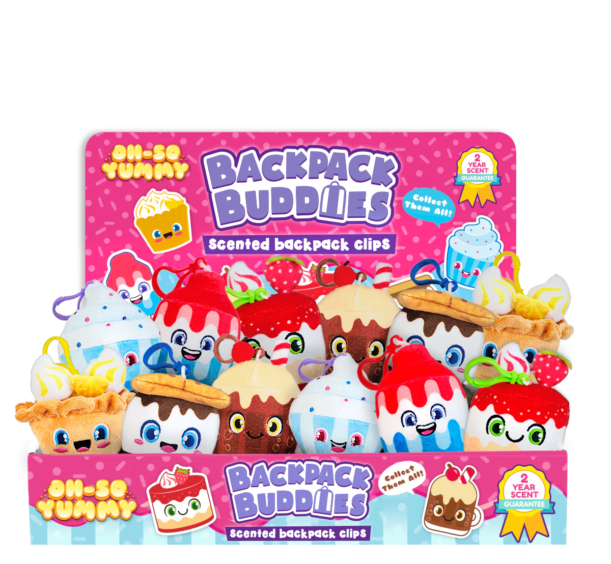 Oh So Yummy Dessert Shop Plush Backpack Buddies -36 Count