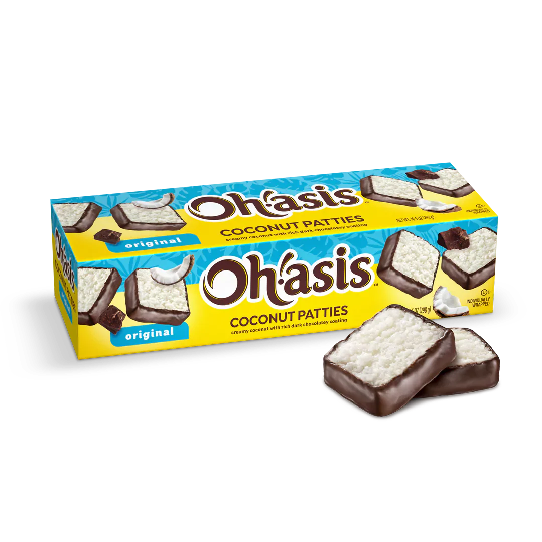 Oh'asis Coconut Patties - Original 296g