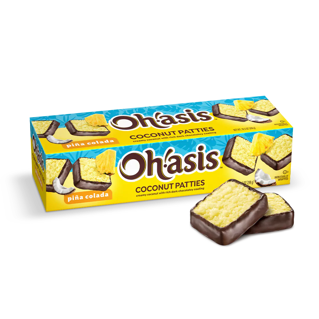 Oh'asis Coconut Patties - Pina Colada 298g