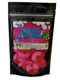 Omega Bursts Melon Mayhem Super Sour Gummies