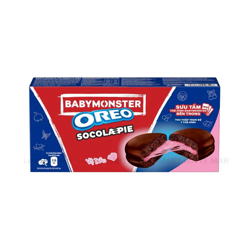 Oreo Baby Monsters Strawberry - 5.92 Oz - Indonesia