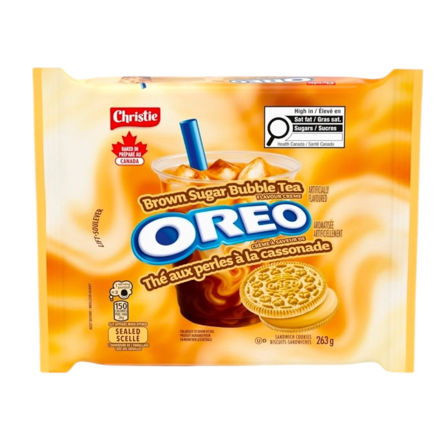 Oreo Brown Sugar Bubble Tea Flavor Cookies - 263g