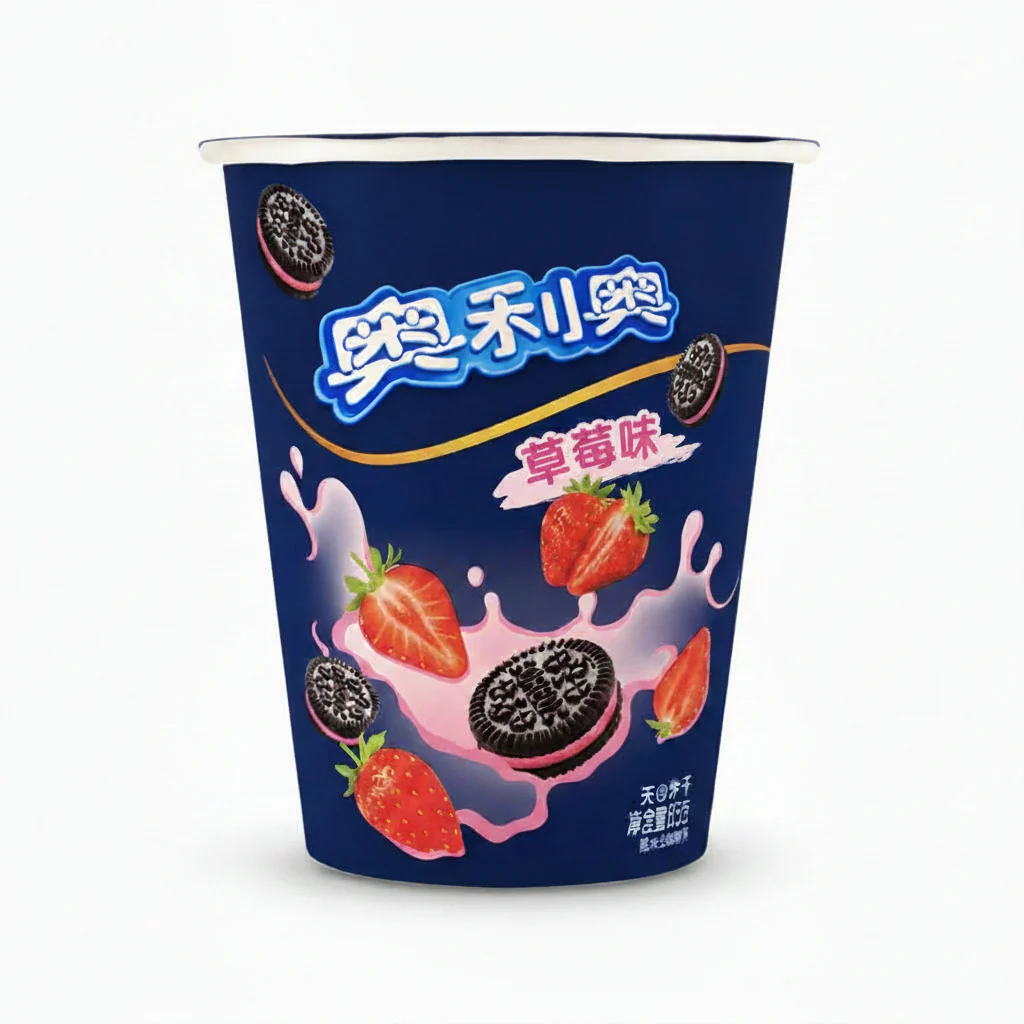 Oreo - Mini Cup - Strawberry Flavor - 2.4 Oz - China