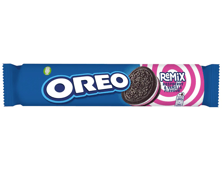 Oreo Remix Raspberry & Vanilla Flavor