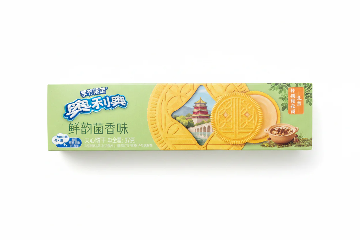 Oreo Sandwich Cookies - Savory Umami Mushroom Flavor