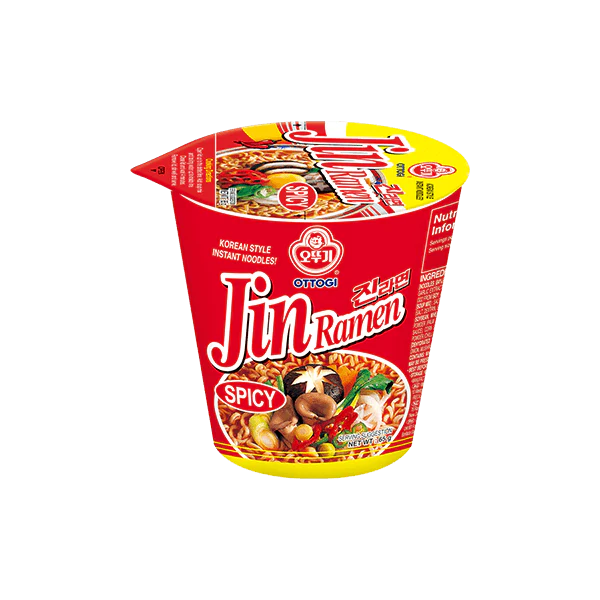 Ottogi Jin Ramen Spicy Korean Style Noodles