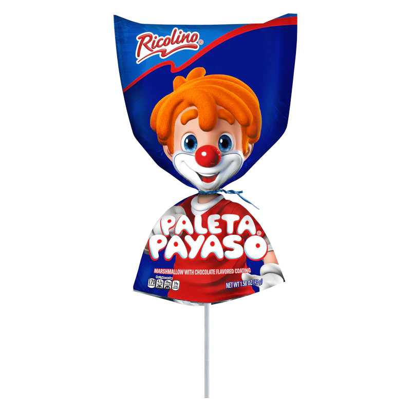 Paleto Payaso Chocolate Coated Marshmallow