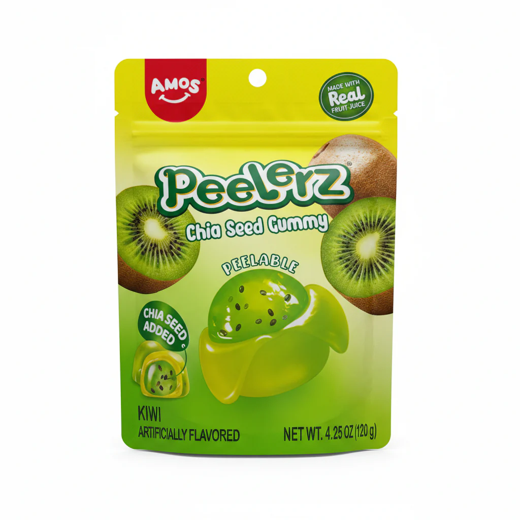 Peelerz - Chia Seed Gummy - Peelable - 4.25 Oz