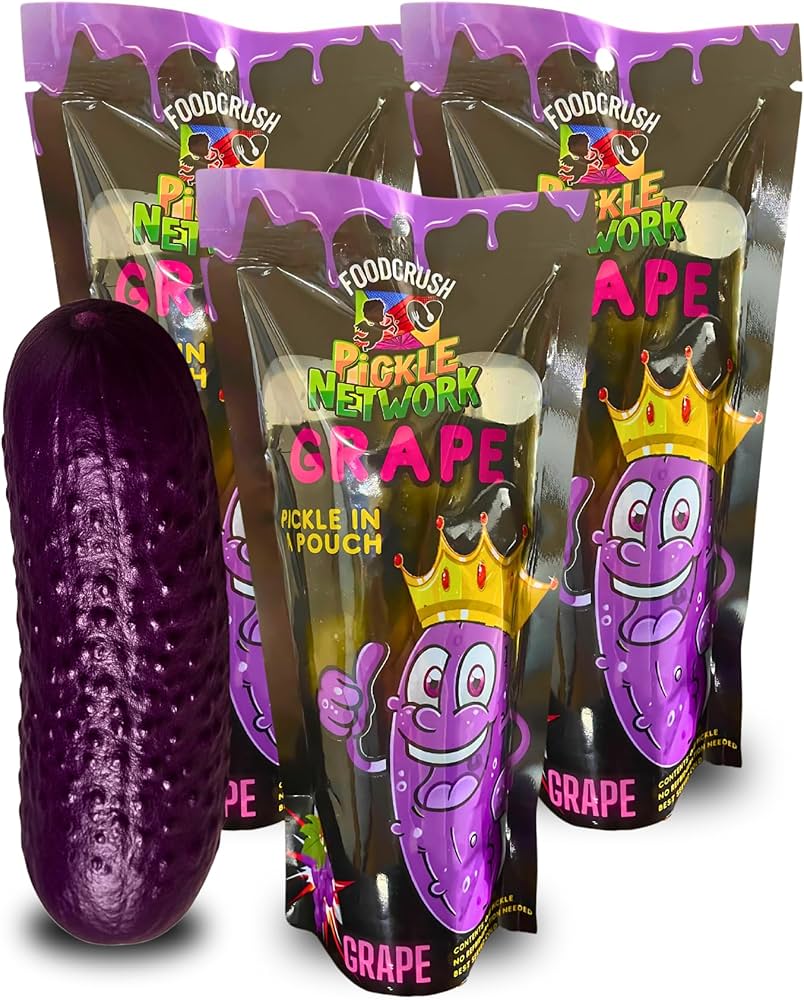 Pickle Network - Grape - Pickle in a Pouch