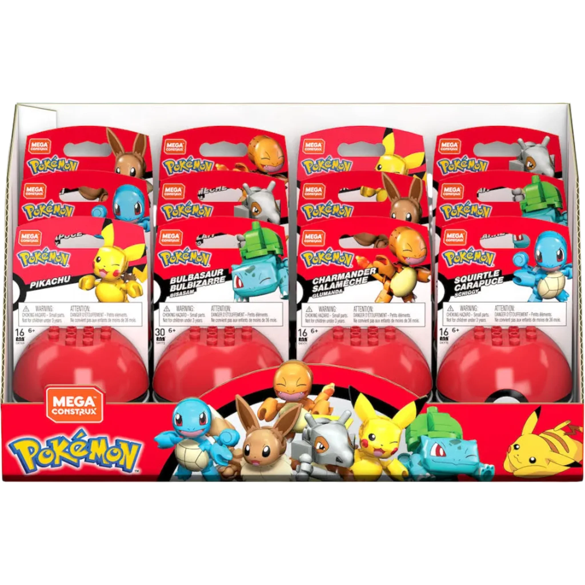 Pokemon Mega Construx Poke Ball Evergreen 12 Count