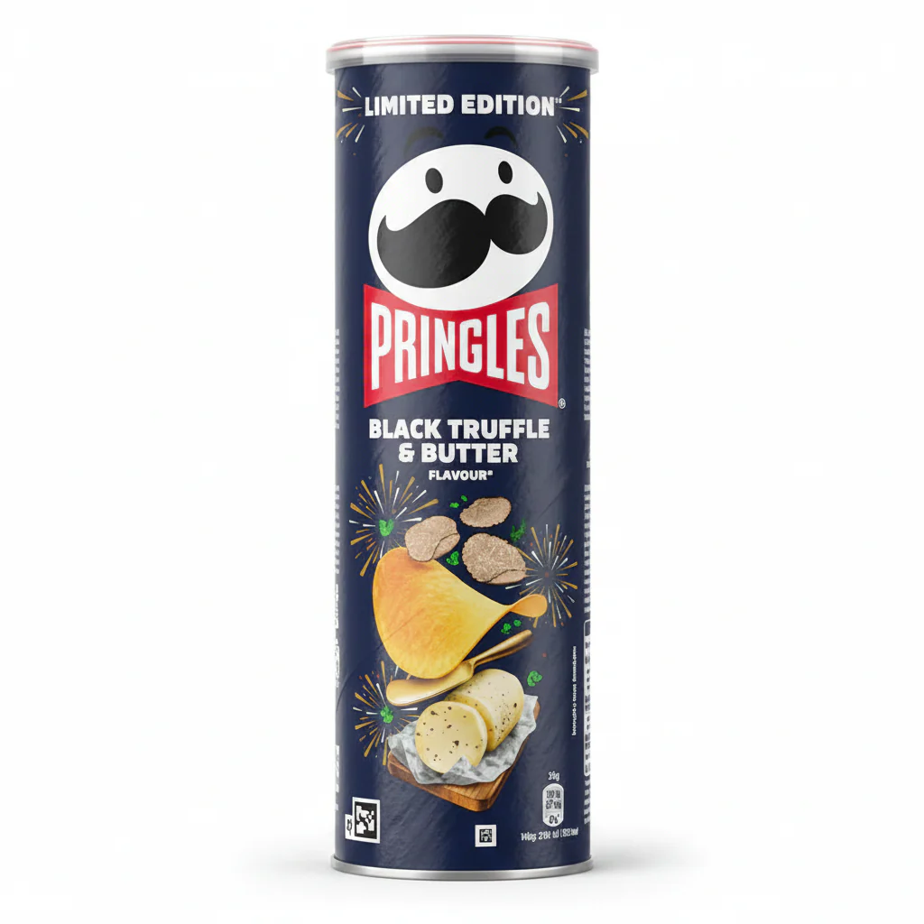 Pringles - Black Truffle & Butter Flavor - 5.82 Oz - Belgium