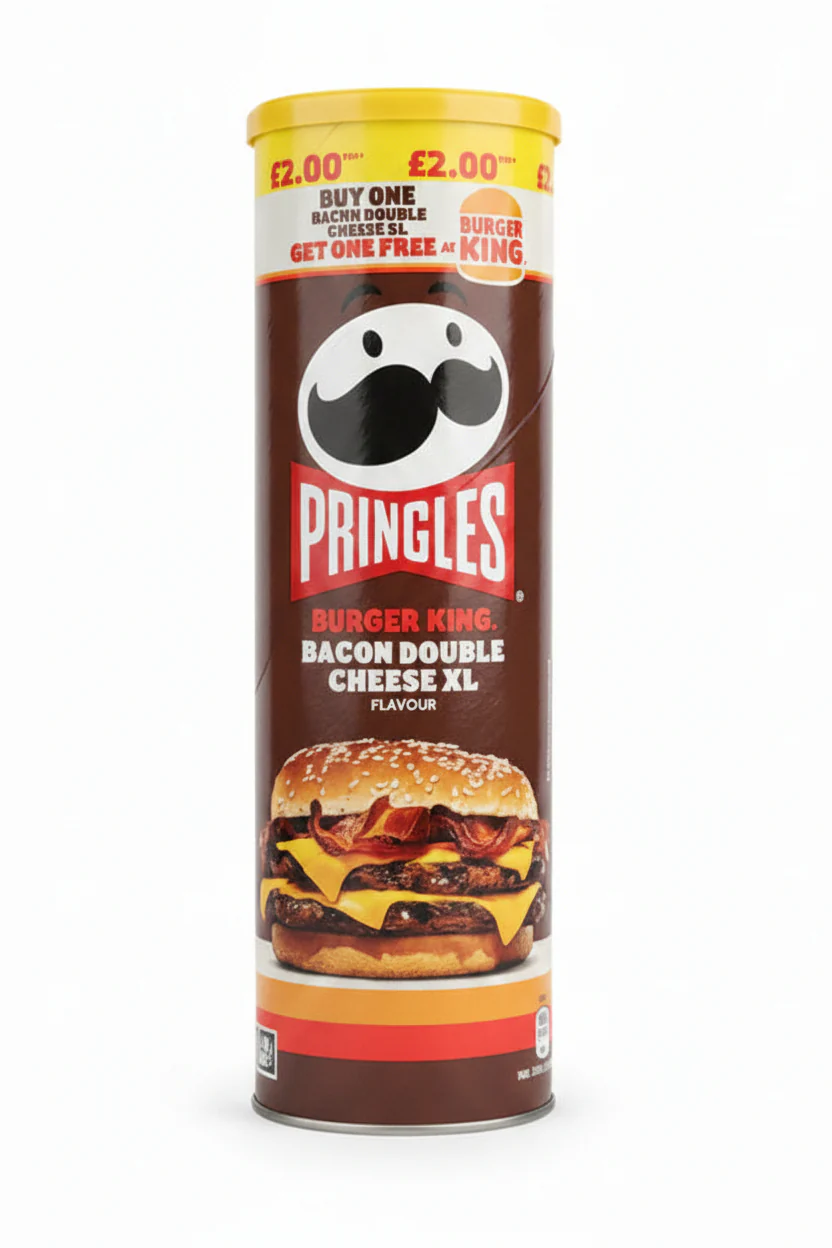 Pringles - Burger King - Bacon Double Cheese - XL - 5.82 Oz - United Kingdom