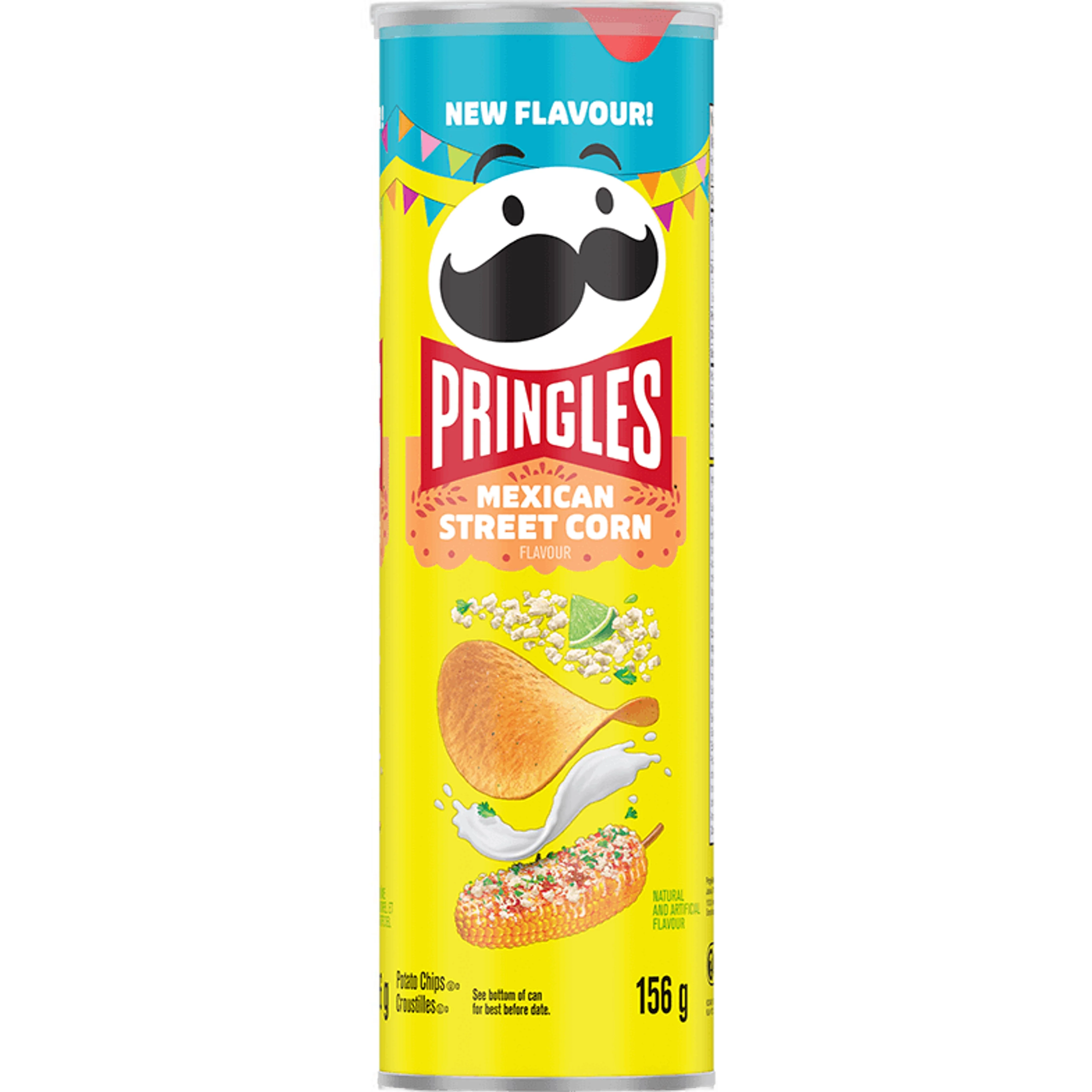 Pringles Mexican Street corn potato chips 156g CANADA (Case of 12)
