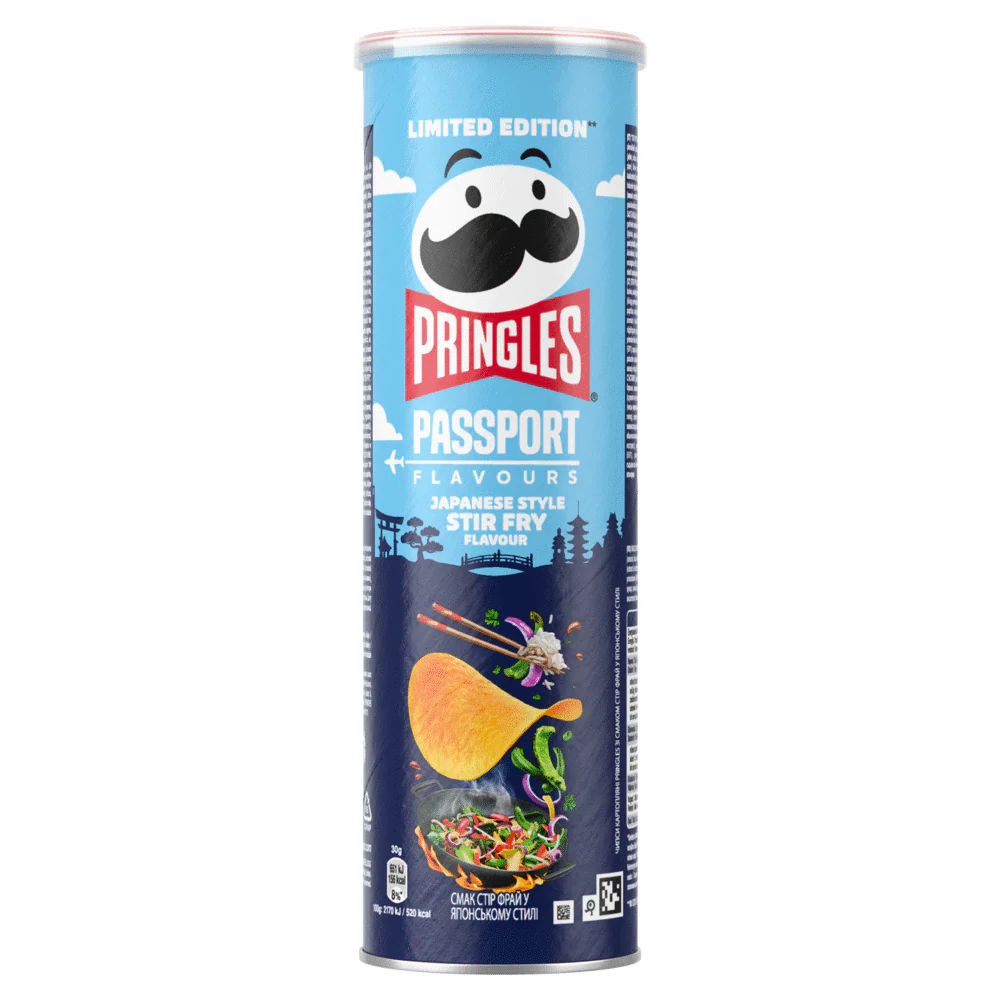 Pringles - Passport - Stir Fry Flavor - Japanese Style - United Kingdom