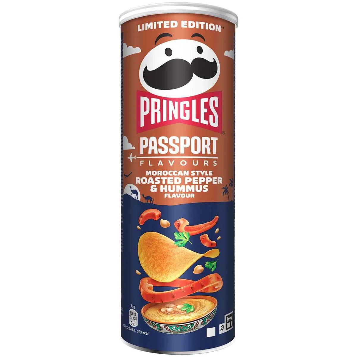 Pringles - Passport - Roasted Pepper & Hummus - Moroccan Style - Poland