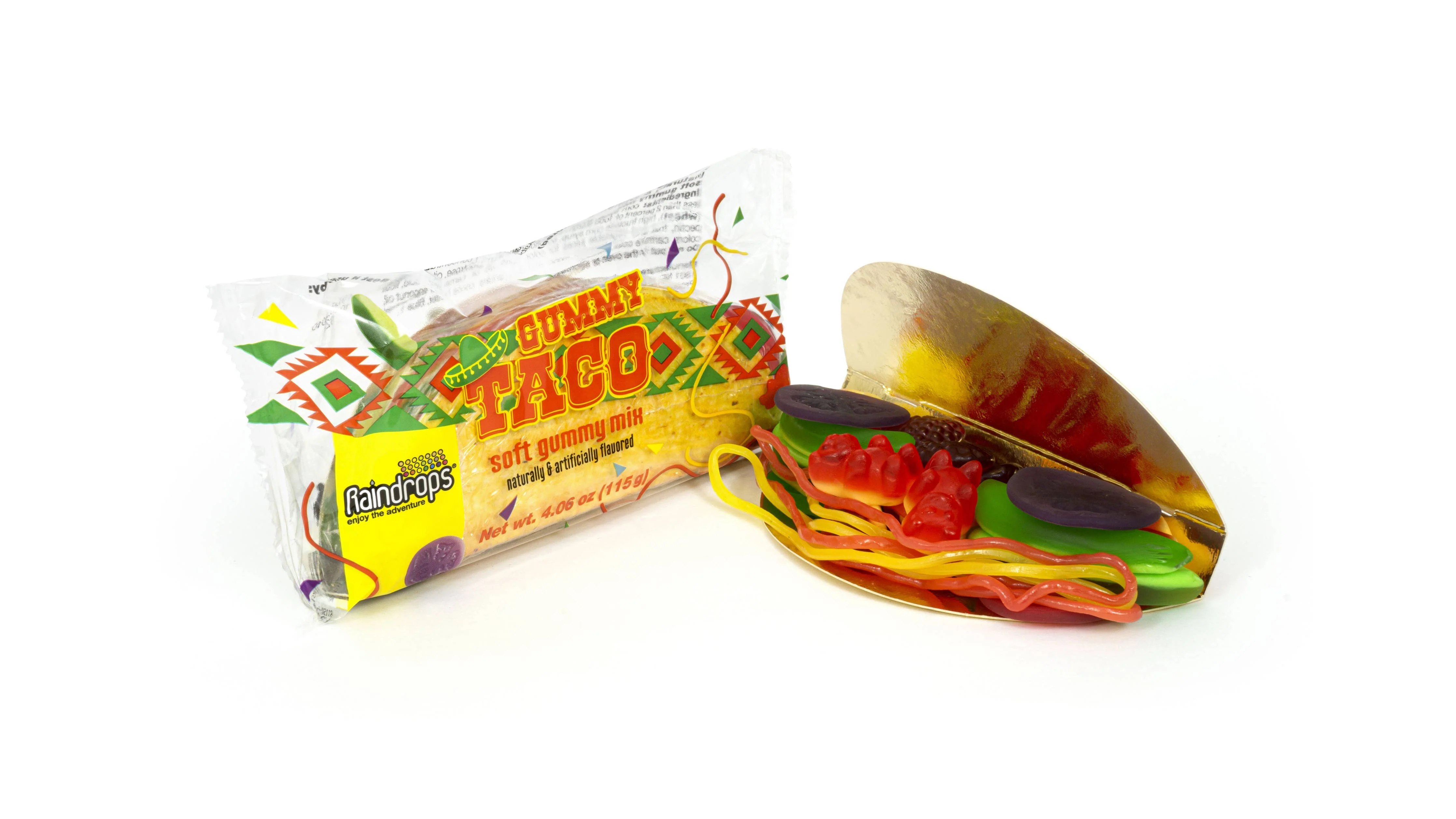 Raindrops Gummi Taco, 4.06oz, 14ct Case - Image 5
