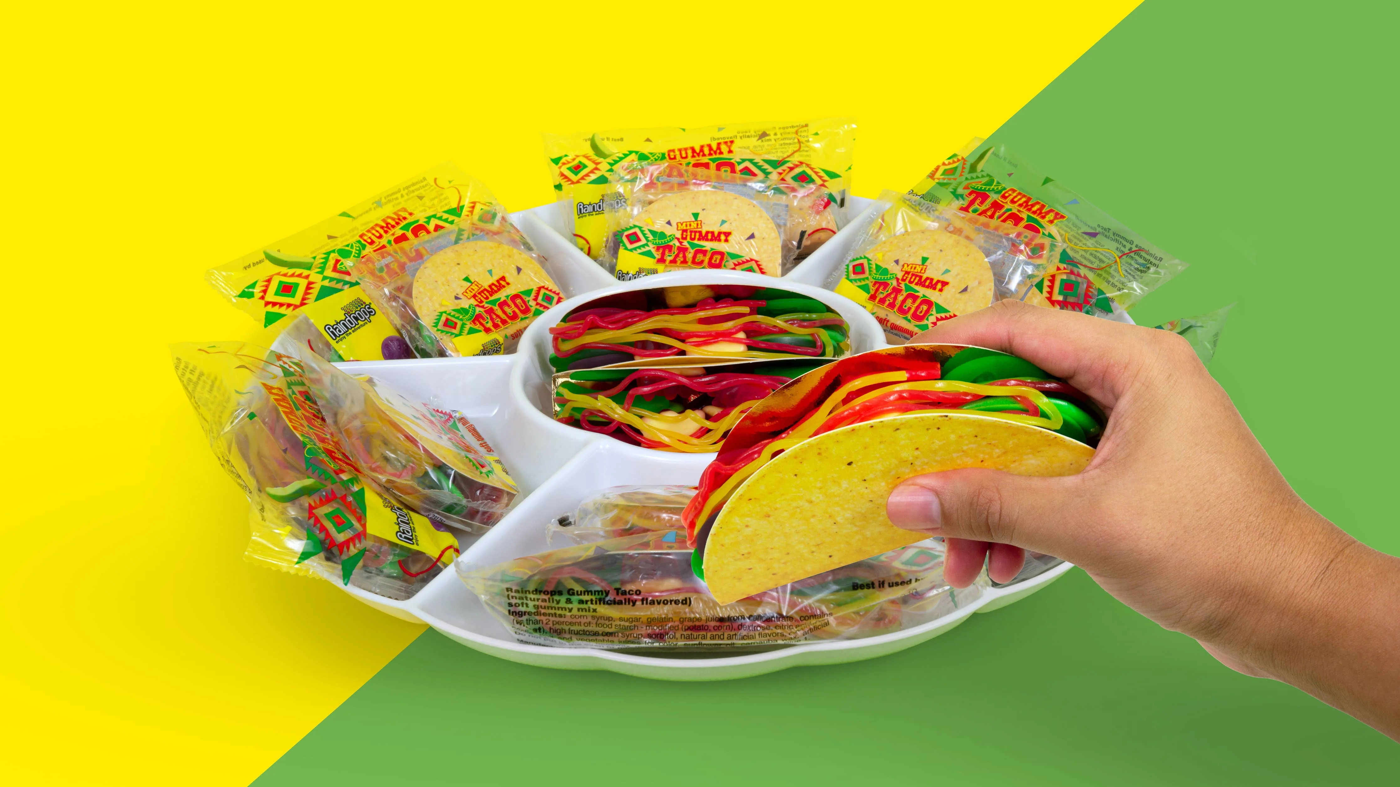 Raindrops Gummi Taco, 4.06oz, 14ct Case - Image 7