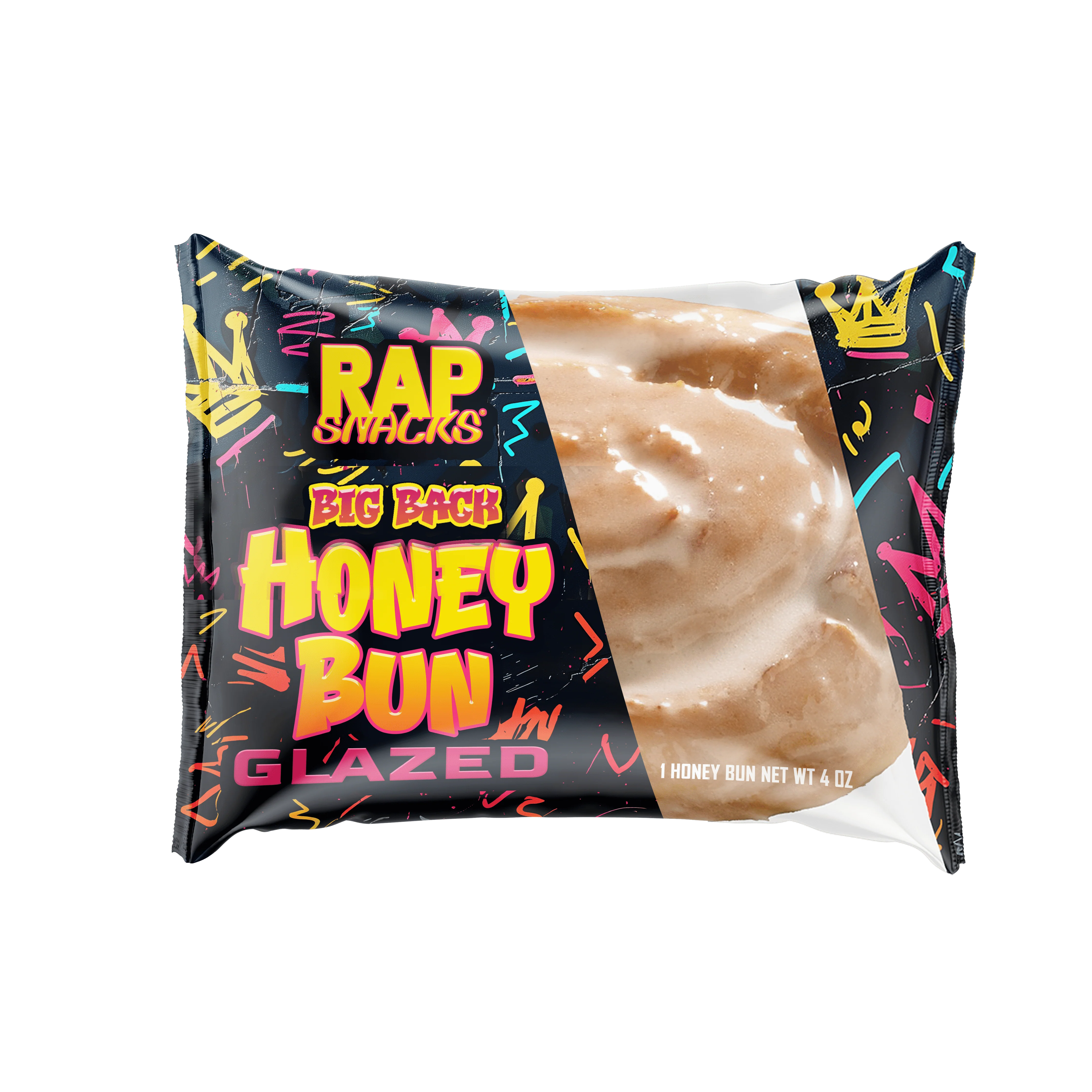 Rap Snacks Big Back Glazed Honey Buns (4oz) (12-Pack) - Image 2